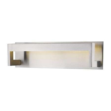 Linc 1 Light Vanity, Brushed Nickel & Frosted